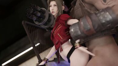 I cant believe whats happening to me in this Aerith fucking hentai video!