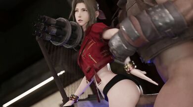 I cant believe whats happening to me in this Aerith fucking hentai video!
