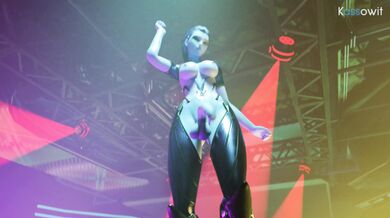 Widowmaker and her Futa friend Kassowit engage in a sensual dance, leaving nothing to the imagination