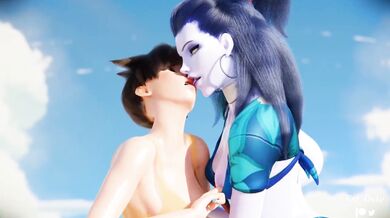 Watch Tracer and Widowmakers steamy beach vacation in 4K resolution!