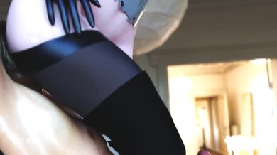 Breaking Into the Hardcore World of Dominatrix, 2B Doms Hard and Raw in Her Bedroom