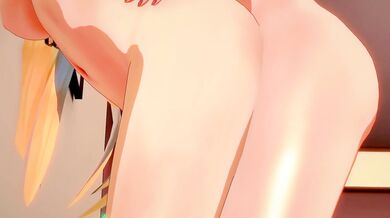 Watch as Pyramid Mythra (futa) takes on the role of teacher and student in this hot, lesbian education lesson!