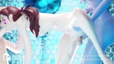 Watch this hot threesome shower scene full of OW and steamy action!