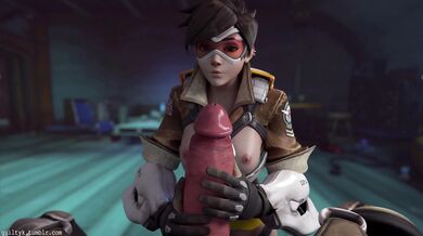 A hot-blooded, fiery-haired tracer takes on a big, beefy roadhog in a steamy encounter that leaves them both guilty k!