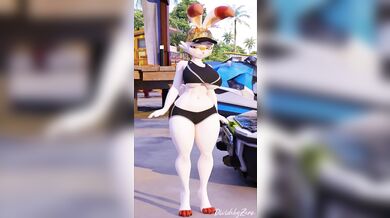 Piggyback Ride with a Toxic Bunny