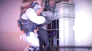Against the Wall: Azukis Tight Twitchy Anal