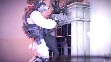 Against the Wall: Azukis Tight Twitchy Anal