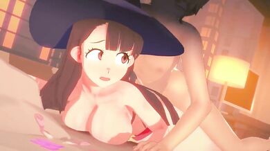 Watch as Akko Kagari and her friend Loluncc engage in a steamy lesbian encounter that will leave you breathless!