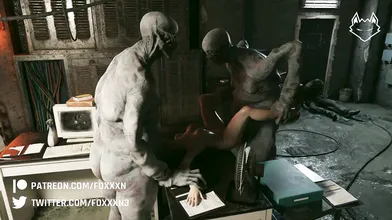 The Resident Evil 4 Hentai - Ashley Graham as the Regenerator in Pregnancy Game Over