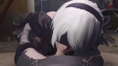 The Hentai Blowjob of the Nier: Automata Robot Girl (4K) Written by Bevy