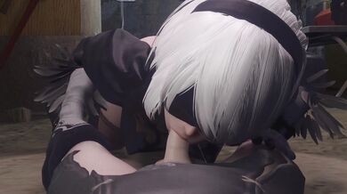 The Hentai Blowjob of the Nier: Automata Robot Girl (4K) Written by Bevy