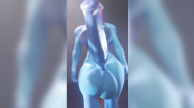 Overwatchs Dva Undergoes Intensive Training with Scargos Big Dick