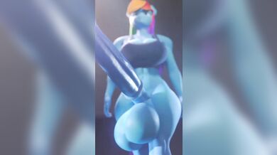 Overwatchs Dva Undergoes Intensive Training with Scargos Big Dick