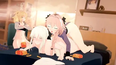 Anna Anon and Mordred Fan Edit - Best Girls Mom & Best Boi Sex [Sound Edit]