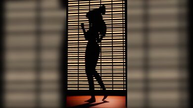 A sexy silhouette dance with Krag, the mysterious dancer! Watch as his muscular body moves to the beat in this erotic performance!