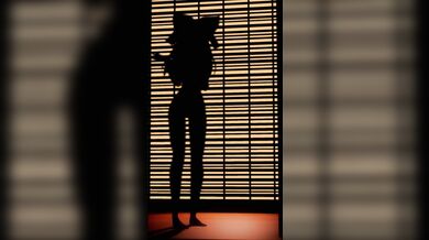 A sexy silhouette dance with Krag, the mysterious dancer! Watch as his muscular body moves to the beat in this erotic performance!