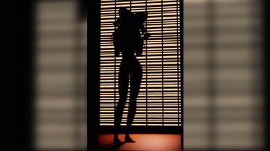 A sexy silhouette dance with Krag, the mysterious dancer! Watch as his muscular body moves to the beat in this erotic performance!