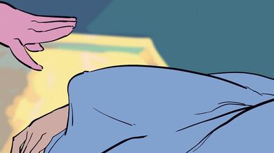 In the morning, Tabuley felt in a mood for something naughty