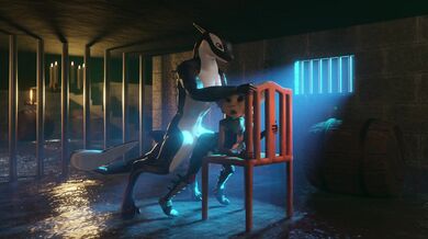 The furry ratchet and clank team of Angela cross and a whale embark on an adventure to save the galaxy from destruction