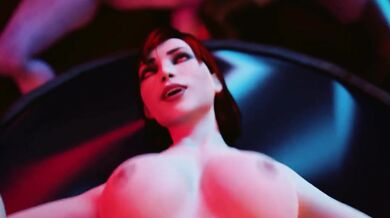 Mass Effect: FemShep Gets Caught in a Cap Overhill