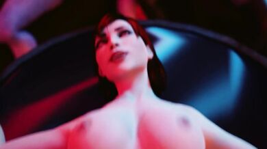 Mass Effect: FemShep Gets Caught in a Cap Overhill