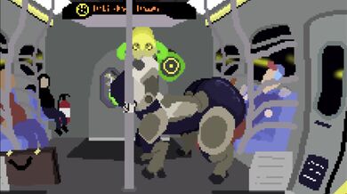 [4K] Orisa Takes The Subway
