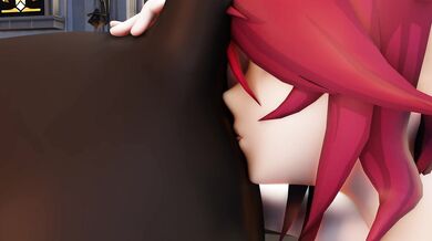 My hot neighbor Rosaria gets intimate with her adorable dog in the backyard