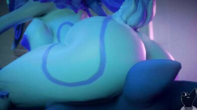 Busty Blonde Twerks Her Way into a Twitchy Animation