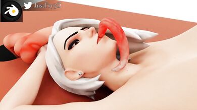 Are those two young girls about to penetrate the asshole of their teacher?