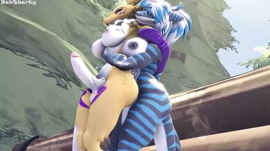 One sexy night with Renamon, and you will never forget it!