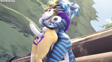 One sexy night with Renamon, and you will never forget it!