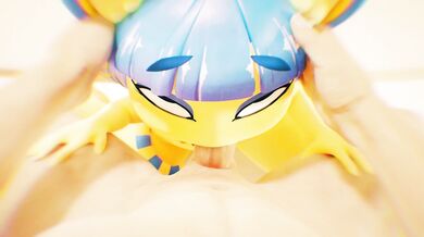 Sexy-Asian-Ass-Loving! Ankha gets her Reel stuck in a Marrubi