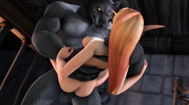 Watch the full video here: Another Night with a Worgen (Rated X)