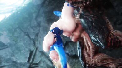 Samus Aran Vs Monster SFV - The Ultimate Cockfight