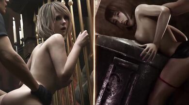 Watch as this hot mommy gets spanked and fucked by her two sons!