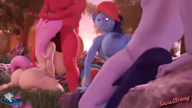 Futanari & Big Breasts My Little Pony Friendship Is Magic Porn Animation (Mrsafetylion)