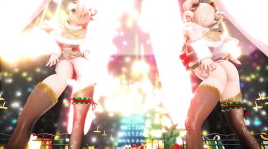 A group of young girls celebrate their holiday with a seductive dance, leaving everyone aroused