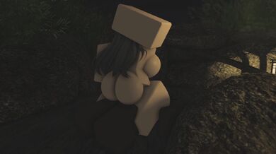 Exploring each others bodies in the sun-kissed water