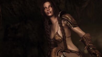 Dungeon Dunmer, Thief Valera tries to loot a box with a hidden Surprise by Izzyg