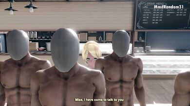 Watch these sexy girls dance together in a NTR themed porn video