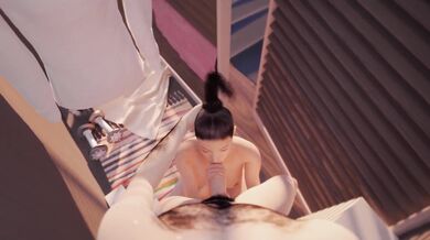 A beautiful and chubby Japanese girl, Chiyo, is featured in a highly animated adult film by Fatcat17 Studio