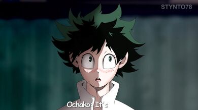 The superheroine, Ochako Midoriya, is animated in this stunning 3D animation by the artist known as stynto78