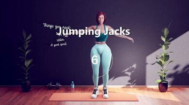 Rebounding Roughly with Ashley in 3D: A Workout Session Gone Wrong