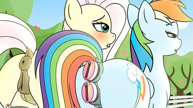 Rainbow Dash and Fluttershys Public Pussy Ejaculation - Jameshalt