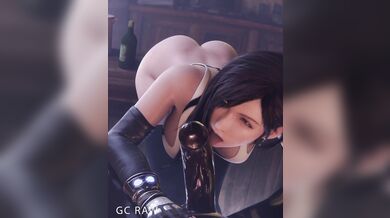 Watch Tifa Lockhart from Final Fantasy blowing a huge load into her mouth in this hot Blowjob scene!