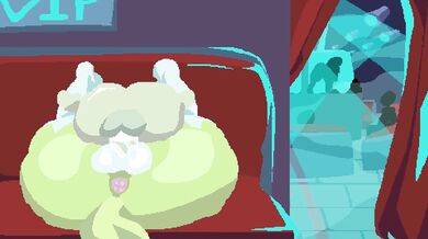 Renamon, the slender and sexy digimon, receives a VIP treatment from her master Fatt Mana in this hentai porn video