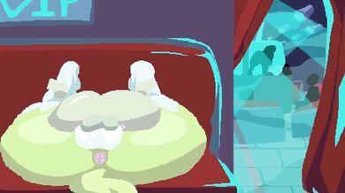 Renamon, the slender and sexy digimon, receives a VIP treatment from her master Fatt Mana in this hentai porn video