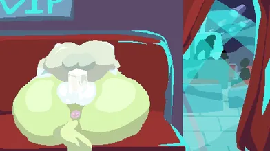 Renamon, the slender and sexy digimon, receives a VIP treatment from her master Fatt Mana in this hentai porn video