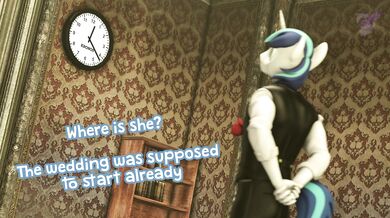 A young girl visits her dad on his wedding day with an unusual gift for the new wife - her tight, round ass