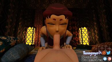 Teen Titans XXX Parody Double Team